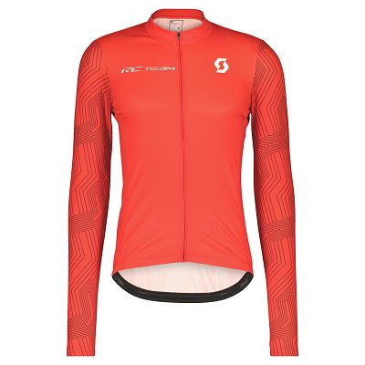 Превью  Велоджерси с длинным рукавом SCOTT RC Team 10 Fiery Red/White